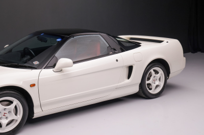 1995 Acura NSX in Grand Prix White over Red