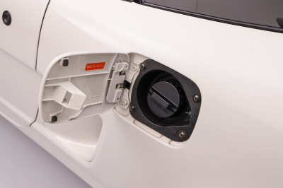 1995 Acura NSX in Grand Prix White over Red