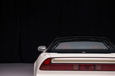 1995 Acura NSX in Grand Prix White over Red