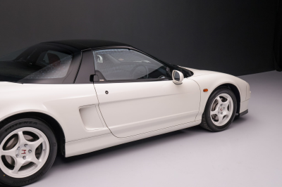 1995 Acura NSX in Grand Prix White over Red