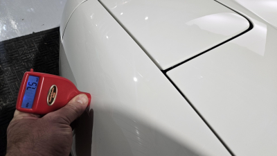 1995 Acura NSX in Grand Prix White over Red