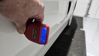 1995 Acura NSX in Grand Prix White over Red