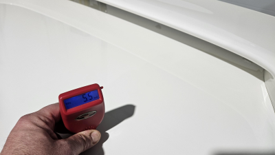 1995 Acura NSX in Grand Prix White over Red