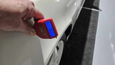 1995 Acura NSX in Grand Prix White over Red