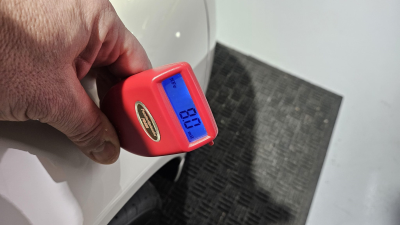 1995 Acura NSX in Grand Prix White over Red