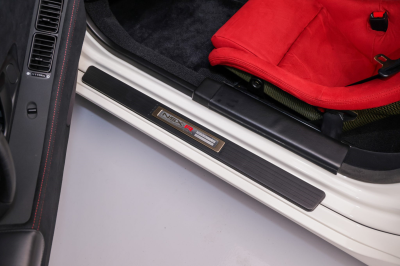 1995 Acura NSX in Grand Prix White over Red