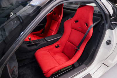 1995 Acura NSX in Grand Prix White over Red