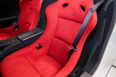 1995 Acura NSX in Grand Prix White over Red