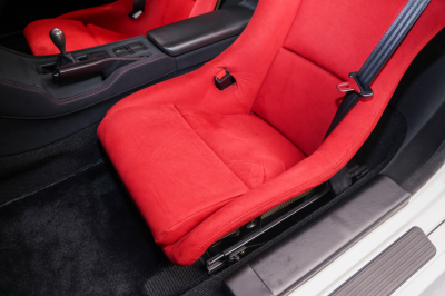 1995 Acura NSX in Grand Prix White over Red