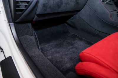 1995 Acura NSX in Grand Prix White over Red