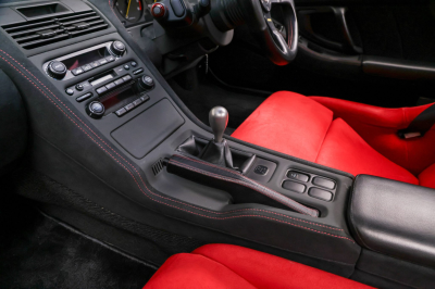 1995 Acura NSX in Grand Prix White over Red