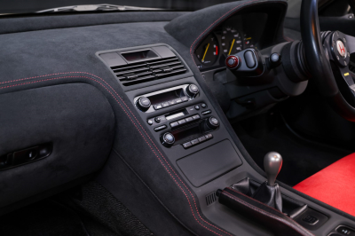 1995 Acura NSX in Grand Prix White over Red
