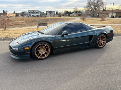 2001 Acura NSX in Green over Tan