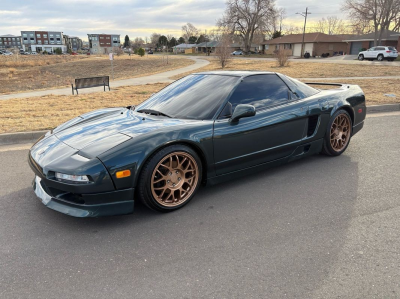 2001 Acura NSX in Green over Tan