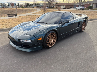 2001 Acura NSX in Green over Tan