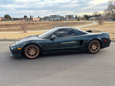 2001 Acura NSX in Green over Tan