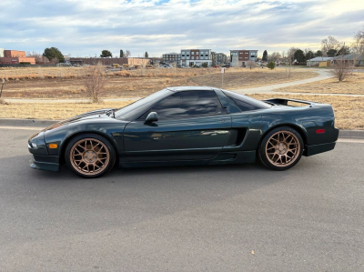 2001 Acura NSX in Green over Tan
