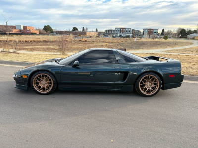 2001 Acura NSX in Green over Tan