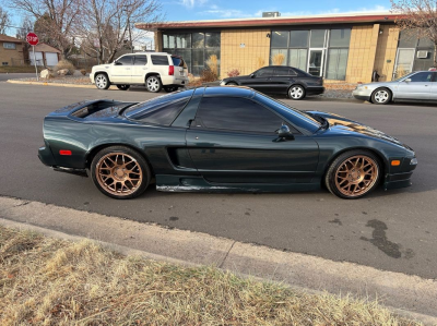 2001 Acura NSX in Green over Tan