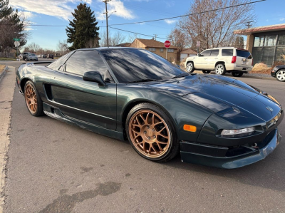 2001 Acura NSX in Green over Tan