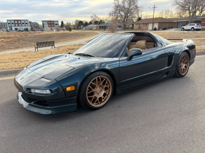 2001 Acura NSX in Green over Tan