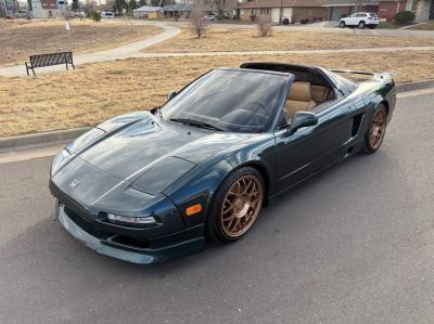 2001 Acura NSX in Green over Tan