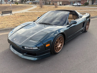 2001 Acura NSX in Green over Tan