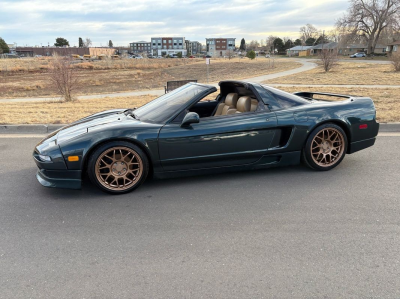 2001 Acura NSX in Green over Tan