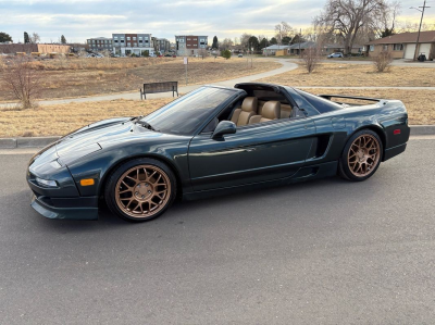 2001 Acura NSX in Green over Tan