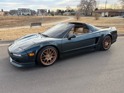 2001 Acura NSX in Green over Tan