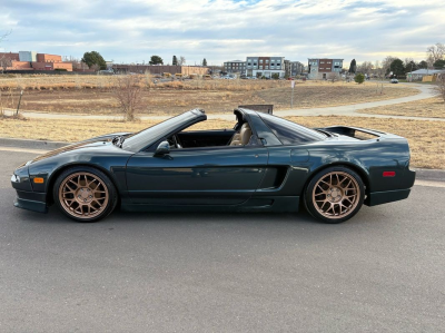 2001 Acura NSX in Green over Tan