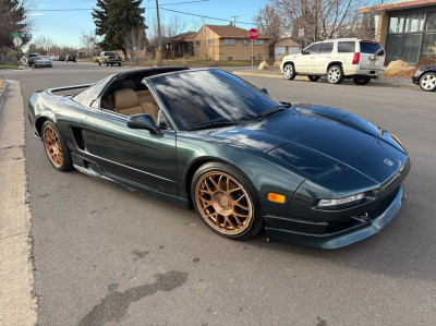 2001 Acura NSX in Green over Tan