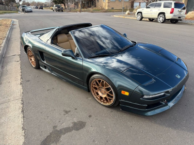 2001 Acura NSX in Green over Tan