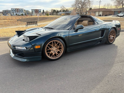 2001 Acura NSX in Green over Tan