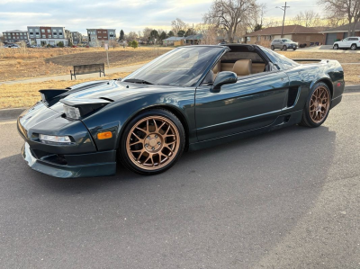2001 Acura NSX in Green over Tan