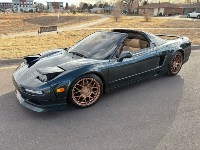 2001 Acura NSX in Green over Tan