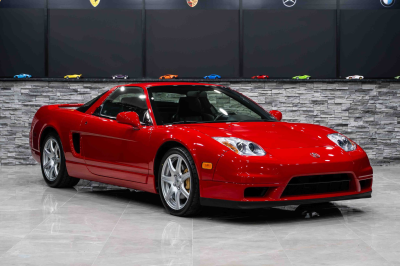 2005 Acura NSX in New Formula Red over Black