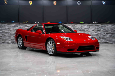 2005 Acura NSX in New Formula Red over Black