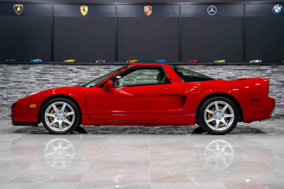 2005 Acura NSX in New Formula Red over Black