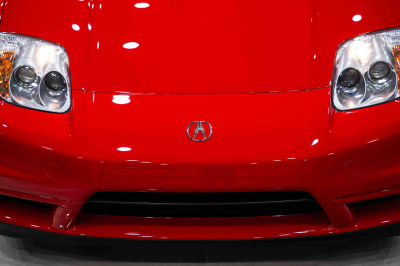 2005 Acura NSX in New Formula Red over Black