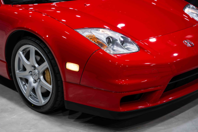 2005 Acura NSX in New Formula Red over Black