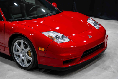 2005 Acura NSX in New Formula Red over Black