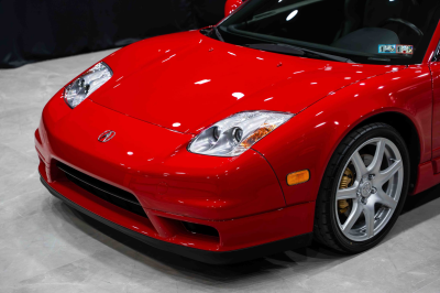 2005 Acura NSX in New Formula Red over Black