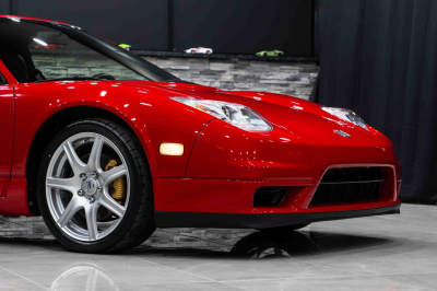 2005 Acura NSX in New Formula Red over Black