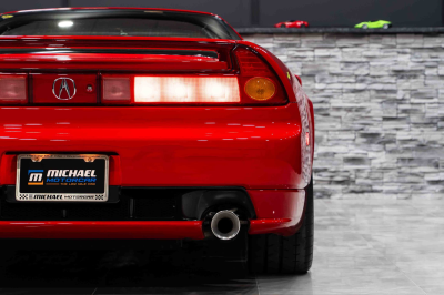 2005 Acura NSX in New Formula Red over Black
