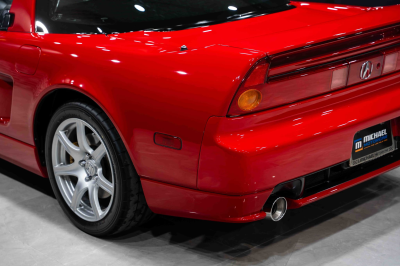 2005 Acura NSX in New Formula Red over Black