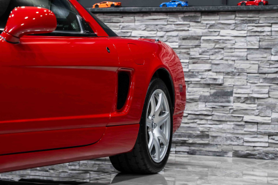 2005 Acura NSX in New Formula Red over Black