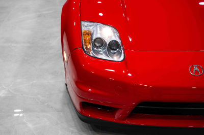 2005 Acura NSX in New Formula Red over Black