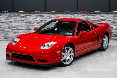 2005 Acura NSX in New Formula Red over Black