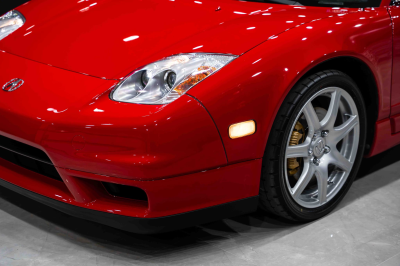 2005 Acura NSX in New Formula Red over Black
